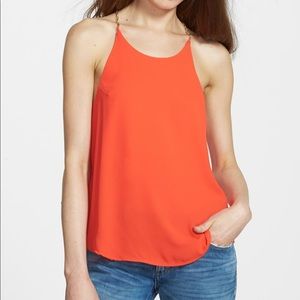 ASTR high neck chain tank top